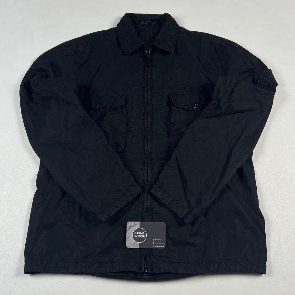Stone Island Ghost Zip Overshirt Black – Garmz Factory Stone Island Ghost Zip Overshirt Black – Garmz Factory