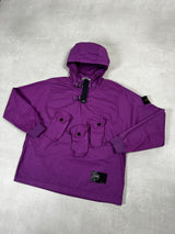 Multipocket Utility Smock Purple