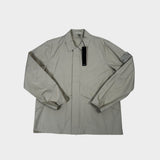 Ghost Zip Overshirt Cream