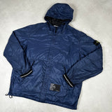 Micro Ripstop Primaloft Hooded Jacket Navy