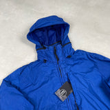 Garment Dyed Crinkle Reps NY Jacket Blue