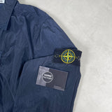 Nylon Metal Lined Overshirt Navy