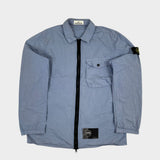Garment Dyed Pocket Overshirt Light Blue