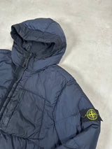 Garment Dyed Crinkle Reps NY Down Jacket Navy