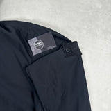 Ghost Nylon Cotton 3L 1/2 Zip Smock Black