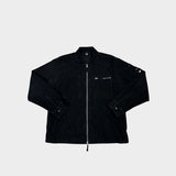 Corduroy Zip Overshirt Black