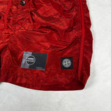 Nylon Metal Swim Shorts Red