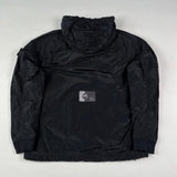 Nylon Metal Smock Pullover Black