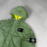 Pixel Reflective Hooded Jacket Green