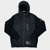 Nylon Metal Primaloft - TC Hybrid Knit Hooded Jacket Black