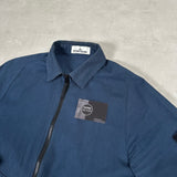 Thick Cotton Overshirt Navy