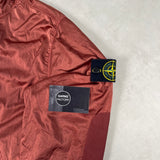 Nylon Raso Silk-TC Hooded Smock Brick Red
