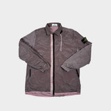 Nylon Metal Lined Overshirt Pink