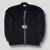 Zip Knit Jumper Black