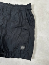 Nylon Metal Swim Shorts Black