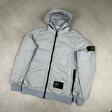 Garment Dyed Crinkle Reps Jacket Light Blue