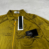 Econyl Nylon Metal Overshirt Gold