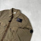 Flatt Nylon Zip Overshirt Brown