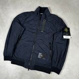 Garment Dyed Crinkle Reps NY Jacket Navy