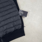 Hybridge Knit Hybrid Gilet Black