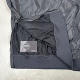 Nylon Metal Ripstop Smock Sweatshirt Black