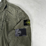 Nylon Metal Lined Overshirt Khaki
