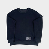 Ghost Wool Crewneck Sweatshirt Black
