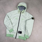 Membrana 3L TC Hooded Jacket Light Green