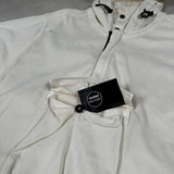 Canvas Cotton Hooded Smock Cream