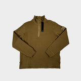 Ghost 1/4 Zip Sweatshirt Brown