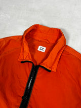 Chrome Zipped Overshirt Orange