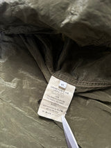 Nylon Metal Hooded Jacket Green