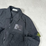 Nylon Metal Ripstop Overshirt Black