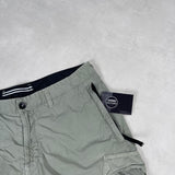 Tela Cotton Cargo Shorts Light Green