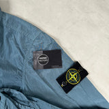 Nylon Metal Overshirt Blue