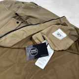 Flatt Nylon Zip Overshirt Brown