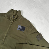 Ghost 1/4 Zip Sweatshirt Khaki