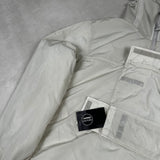 Metropolis Series Chrome-R Hooded Smock Cream