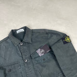 Tela Smerigliata Multi Pocket Overshirt Green