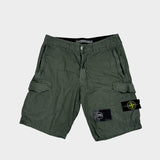 RE - Fit Light Cargo Shorts Green