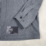 Poly Wool Blend Jacket Grey