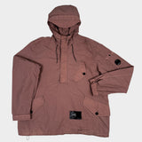 Flatt Nylon Hooded Anorak Smock Pink