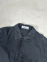 Garment Dyed Overshirt Black