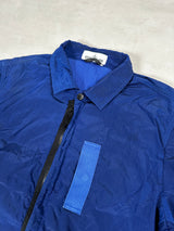 Nylon Metal Lined Overshirt Blue