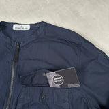Garment Dyed Ripstop Overshirt Navy