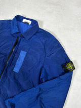 Nylon Metal Lined Overshirt Blue