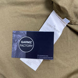 Supima Cotton Twill Stretch Overshirt Dark Beige