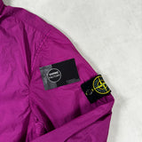 Crinkle Reps Zip Overshirt Purple