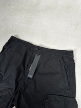 Cotton Loose Fit Cargo Pants Black