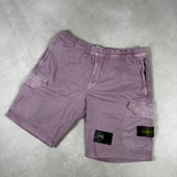 RE - Fit Elasticated Cargo Shorts Pink